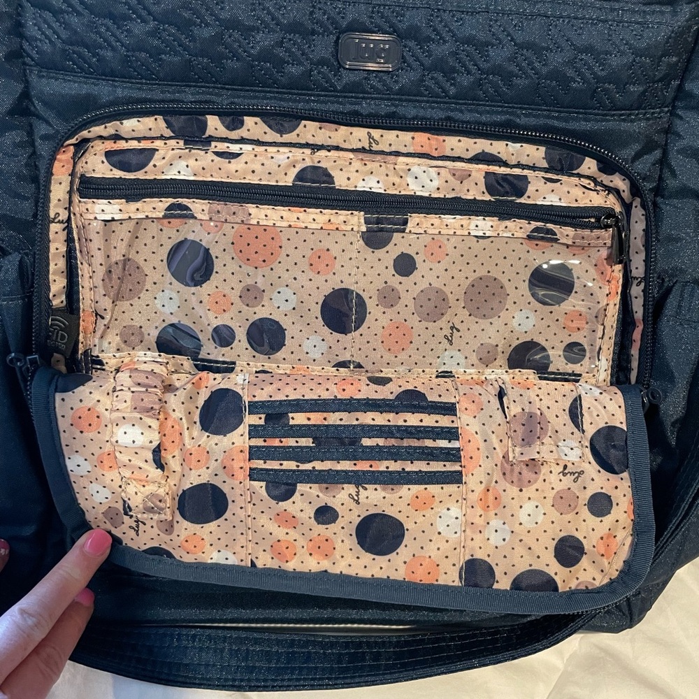Lug Navy Blue Ace tote/crossbody/backpack - Picture 5 of 10